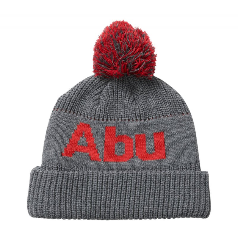 Čiapka Abu Garcia Bubble Beanie Red Grey