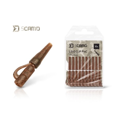 Klip na olovo Delphin sCAMO PinC WOODZ /10ks