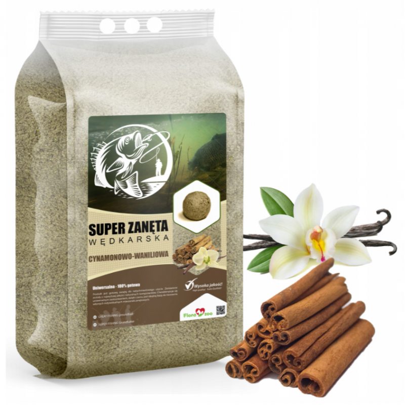 Krmivo na ryby- Škorica, vanilka 3KG
