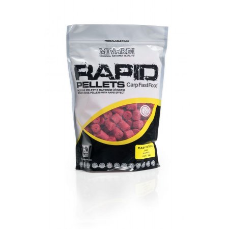 Kŕmne pelety Rapid  Easy Catch Jahoda 1kg