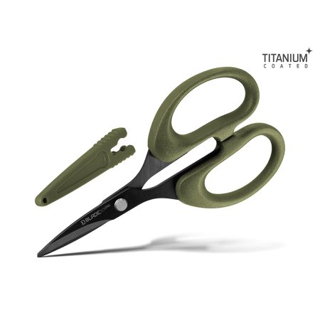Nožnice s vrúbkami Delphin BladeX Long Titan