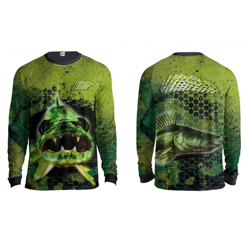 Prívlačové tričko s dlhým rukávom  Pike-Perch Specialist