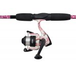 Prívlačový prút s navijákom FD Mitchell Tanager Pink Camo II Spin 2,10m 7-20g