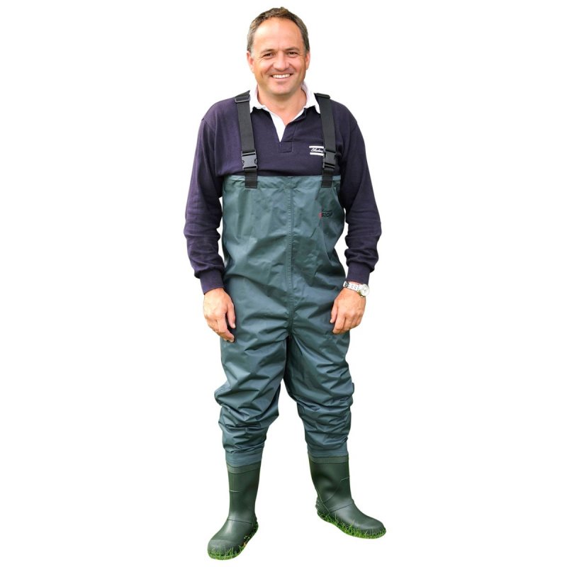 Prsačky Shakespeare Sigma Nylon PVC Chest Wader Cleated Sole veľ. 12