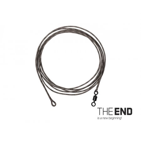 Rybársky nadväzec THE END Leadcore + swivel / 3ks