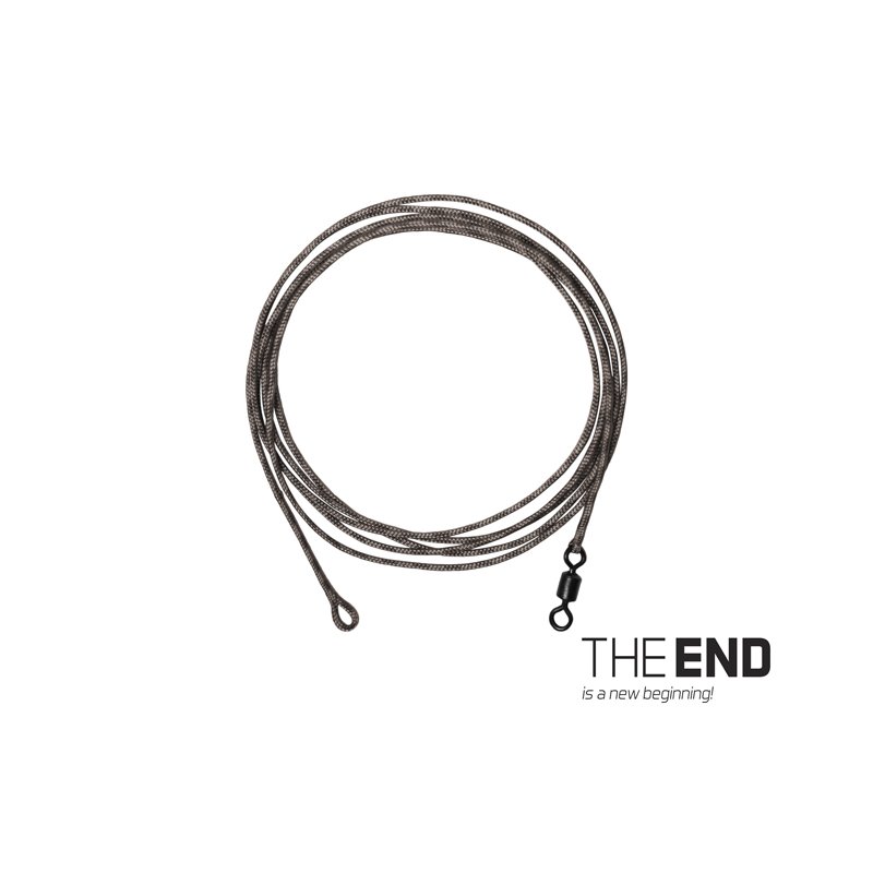 Rybársky nadväzec THE END Leadcore + swivel / 3ks