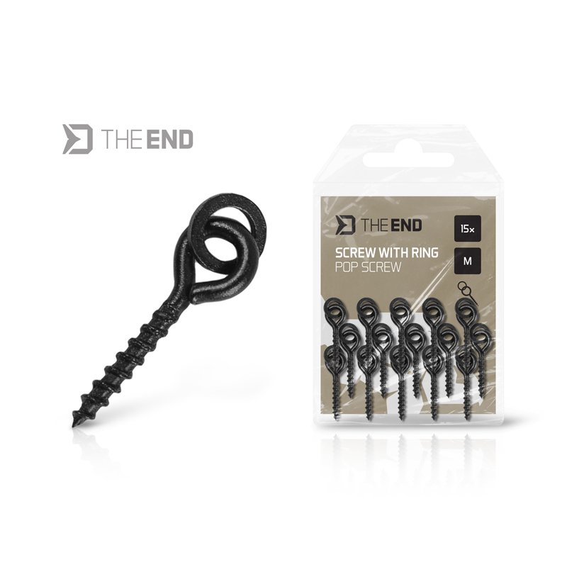 Vrtáčik s krúžkom Delphin TheEND POP Screw / 15ks