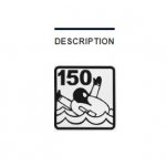 Záchranná vesta Limegreen D-ring 150N