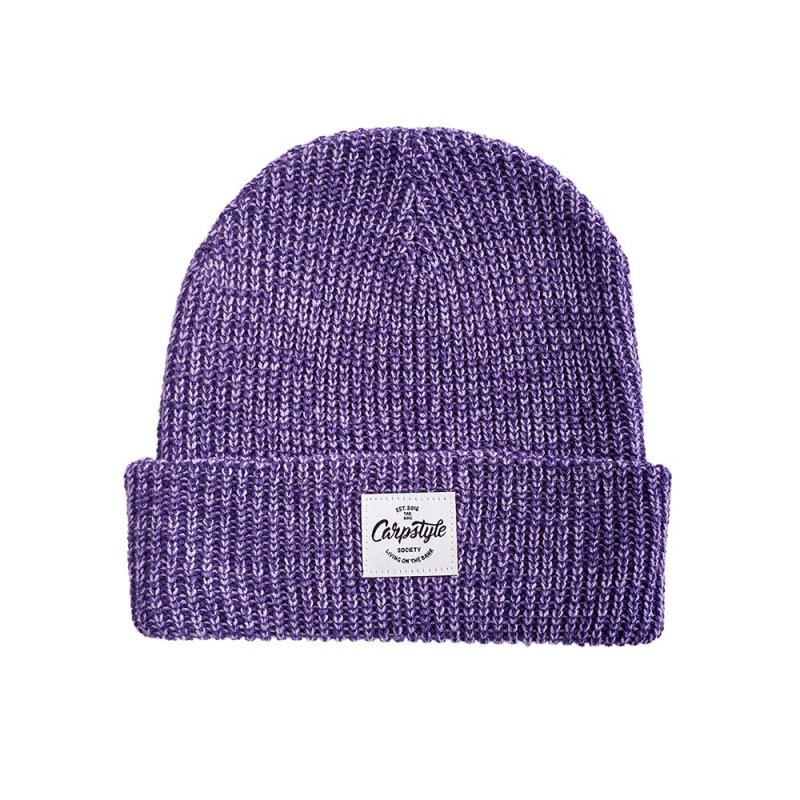 Zimná Čipka Carpstyle Purple Beanie